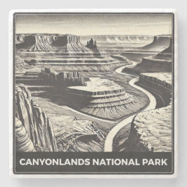 Nationaal park Canyonlands Stenen Onderzetter