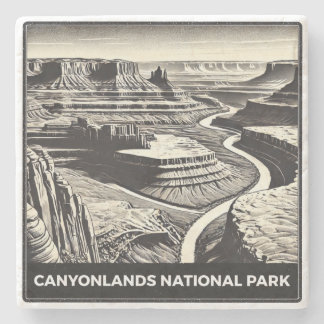 Nationaal park Canyonlands Stenen Onderzetter