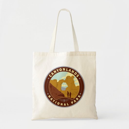 Nationaal park Canyonlands Tote Bag (Voorkant)