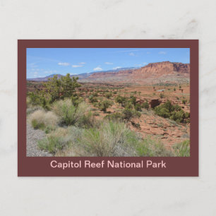 Nationaal park Capitol Reef Briefkaart