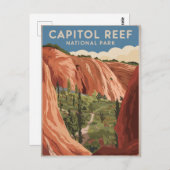 Nationaal park Capitol Reef  Briefkaart (Voorkant / Achterkant)