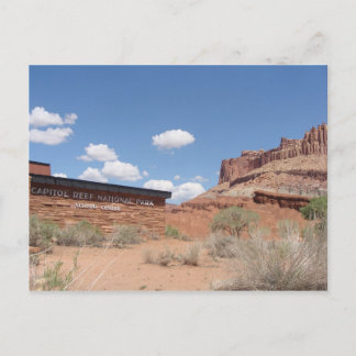 Nationaal park Capitol Reef Briefkaart