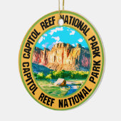 Nationaal park Capitol Reef Keramisch Ornament (Links)