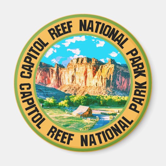 Nationaal park Capitol Reef Magneet (Voorkant)