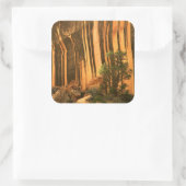 Nationaal park Capitol Reef Verenigde Staten, Utah Vierkante Sticker (Tas)