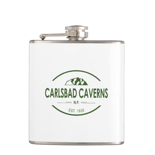 Nationaal park Carlsbad Caverns Heupfles (Voorkant)