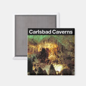 Nationaal park Carlsbad Caverns Magneet (Voorkant / Achterkant)