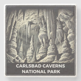 Nationaal park Carlsbad Caverns Stenen Onderzetter