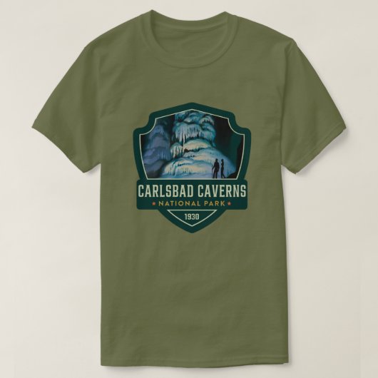 Nationaal park Carlsbad Caverns T-shirt (Design voorkant)