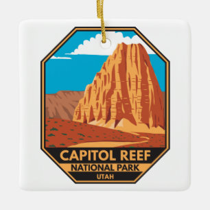 Nationaal Park Cathedraal vallei van Capitol Reef Keramisch Ornament