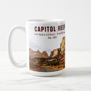 Nationaal Park Cathedraal vallei van Capitol Reef Koffiemok