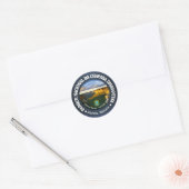Nationaal park Chapada Diamantina Ronde Sticker (Envelop)