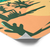 Nationaal park Cholla Cactus Garden Poster (Hoek)