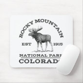 Nationaal park Colorado Moose Hike O Muismat (Met muis)
