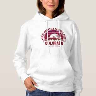 Nationaal Park Colorado Retro Hoodie
