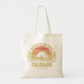 Nationaal Park Colorado Retro Tote Bag (Voorkant)
