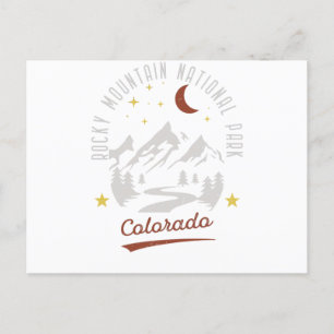 Nationaal park Colorado  Rocky Mountain Briefkaart
