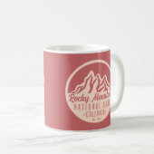 Nationaal Park Colorado Rocky Mountain Koffiemok (Voorkant rechts)