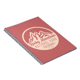 Nationaal Park Colorado Rocky Mountain Notitieboek