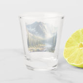 Nationaal Park Colorado Rocky Mountain Shot Glas (Achterkant)