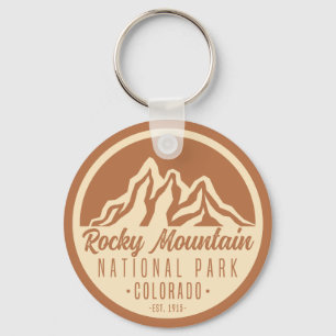 Nationaal Park Colorado Rocky Mountain Sleutelhanger