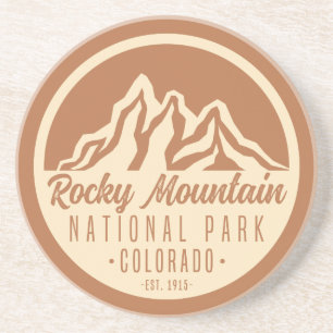 Nationaal Park Colorado Rocky Mountain Zandsteen Onderzetter