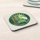 Nationaal park Congaree Bier Onderzetter (Linkerzijde)