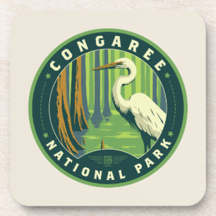 Nationaal park Congaree Bier Onderzetter