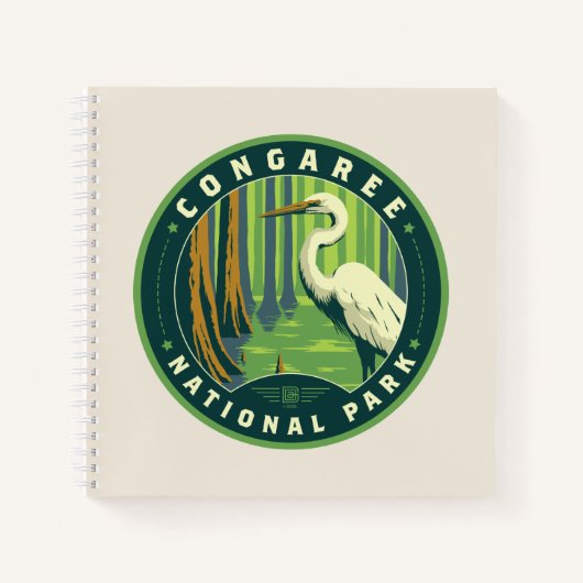 Nationaal park Congaree Notitieboek (Voorkant)