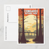  Nationaal Park Congaree, South Carolina Briefkaart (Voorkant / Achterkant)