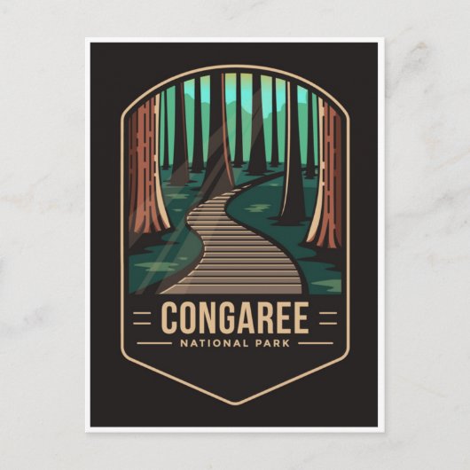  Nationaal Park Congaree, South Carolina Briefkaart (Voorkant)