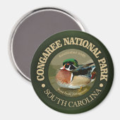 Nationaal park Congaree (Wood Duck) Magneet (Voorkant / Achterkant)