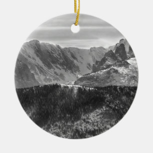 Nationaal Park Continentale Splitsing Rocky Mounta Keramisch Ornament
