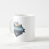 Nationaal park Cool Rustic Rocky Mountain Koffiemok (Voorkant links)