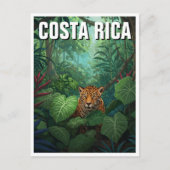 Nationaal park Corcovado Costa Rica Jaguar Briefkaart (Voorkant)