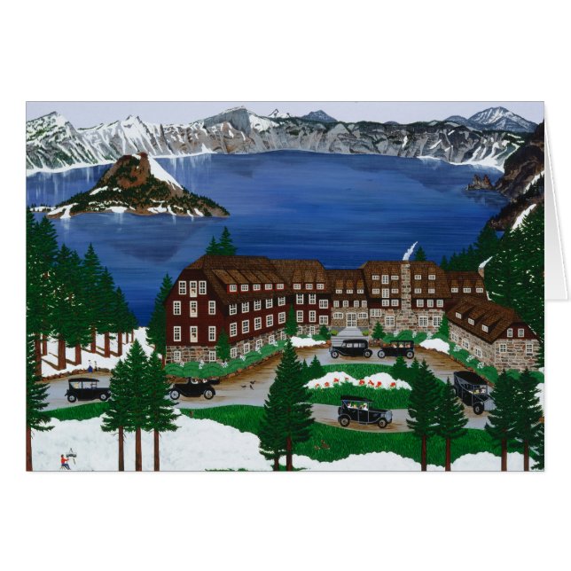 Nationaal park Crater Lake (Voorkant Horizontaal)