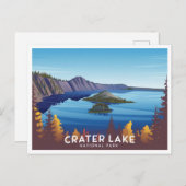 Nationaal park Crater Lake Briefkaart (Voorkant / Achterkant)
