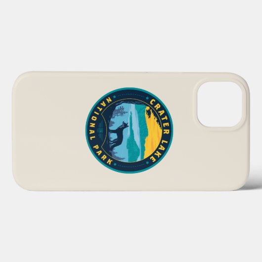 Nationaal park Crater Lake Case-Mate iPhone Case (Achterkant (horizontaal))