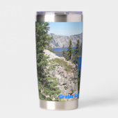 Nationaal park Crater Lake Geïsoleerde Drinkbeker (Voorkant)