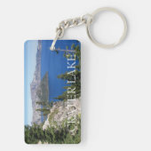 Nationaal park Crater Lake Landscape Sleutelhanger (achterkant)