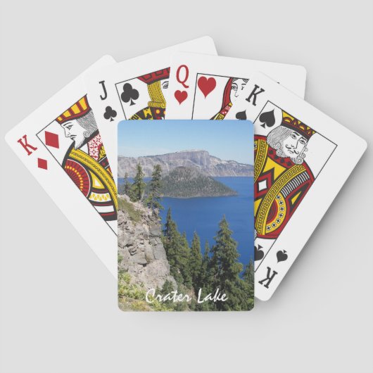 Nationaal park Crater Lake Landscape Speelkaarten (Achterkant)