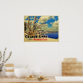 Nationaal park Crater Lake Poster (Keuken)