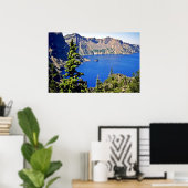 Nationaal park Crater Lake Poster (Thuiskantoor)