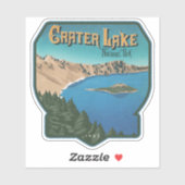 Nationaal park Crater Lake Sticker (Vel)
