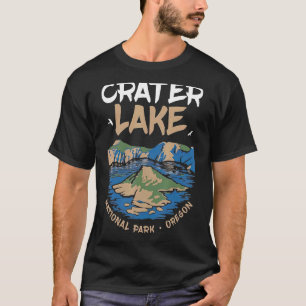 Nationaal park Crater Lake Us Oregon  Hiking T-shirt