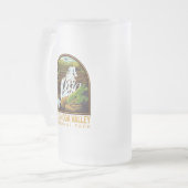 Nationaal Park Cuyahoga Emblem Matglas Bierpul (Voorkant links)