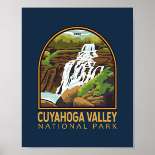 Nationaal Park Cuyahoga  Emblem Poster