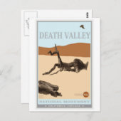 Nationaal park Death Valley 4 Briefkaart (Voorkant / Achterkant)