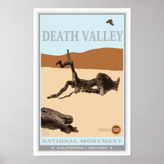 Nationaal park Death Valley 4 Poster (Voorkant)