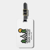 Nationaal park Death Valley Bagagelabel (Voorkant verticaal)